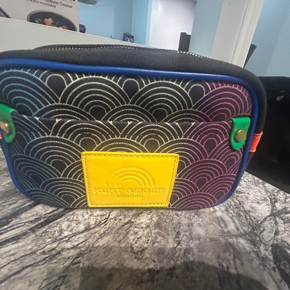 Kurt Geiger Rainbow Pattern Crossbody Bag - Picture 3 of 10